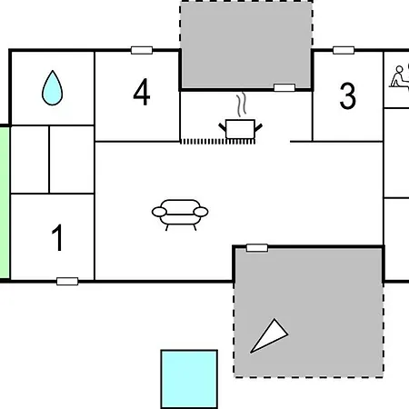 Дом отдыха Four-bedroom With A Fireplace In Juelsminde